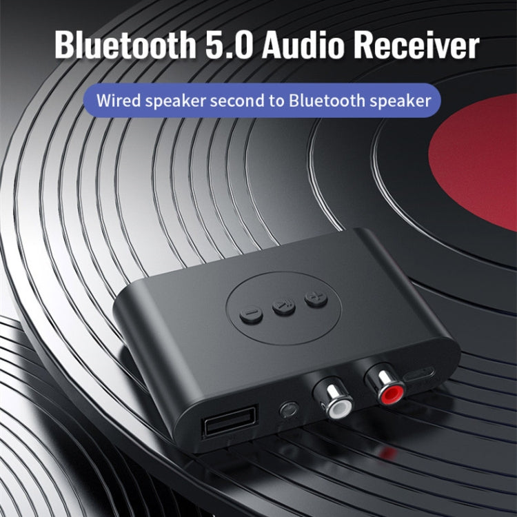 Récepteur audio Bluetooth 5.0 B21 Sortie AUX RCA Lecture de disque U