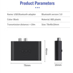 Récepteur audio Bluetooth 5.0 B21 Sortie AUX RCA Lecture de disque U