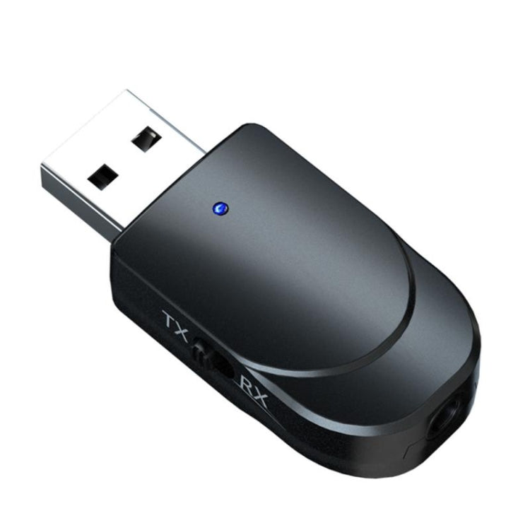 KN330 Adaptateur Bluetooth USB 5.0 2 en 1 Émetteur Récepteur sans Fil pour Ordinateur TV Voiture