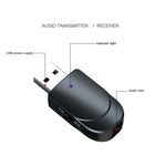 KN330 Adaptateur Bluetooth USB 5.0 2 en 1 Émetteur Récepteur sans Fil pour Ordinateur TV Voiture