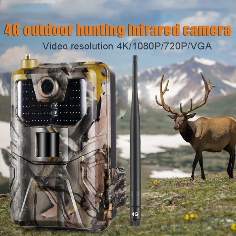 HC-900 Pro Caméra de chasse sans fil de nuit avec suivi en direct, service cloud, 4G, pour la chasse à la faune, HC-900 Pro