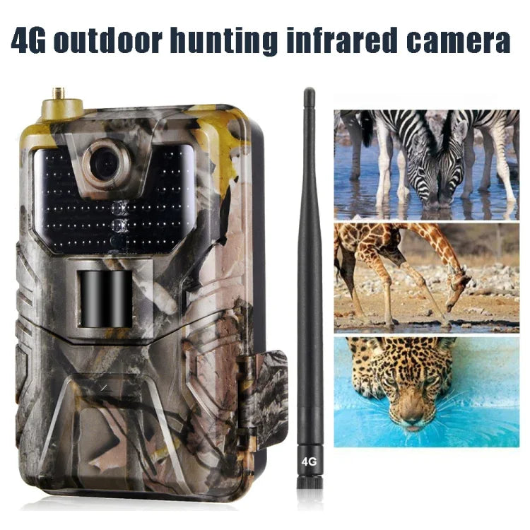 HC-900 Pro Caméra de chasse sans fil de nuit avec suivi en direct, service cloud, 4G, pour la chasse à la faune, HC-900 Pro