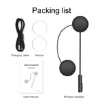 Casque Bluetooth pour casque de moto T4 BT 5.0 stéréo se connectant automatiquement avec support SIRI, T4