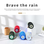 T&G TG287 Lampe Clignotante LED Enceinte Bluetooth Portable Stéréo Sans Fil Bass Subwoofer FM / TF / USB