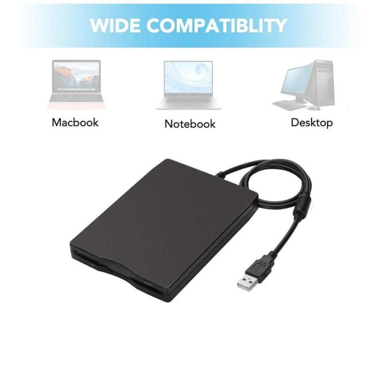 Lecteur de disquette portable 3,5 pouces 1,44MB périphérique FDD externe