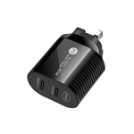 Chargeur rapide double port 40W PD / Type-C pour séries iPhone / iPad, prise UK, prise UK