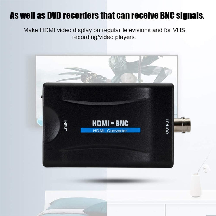 Convertisseur vidéo composite HDMI vers BNC, HDMI vers BNC