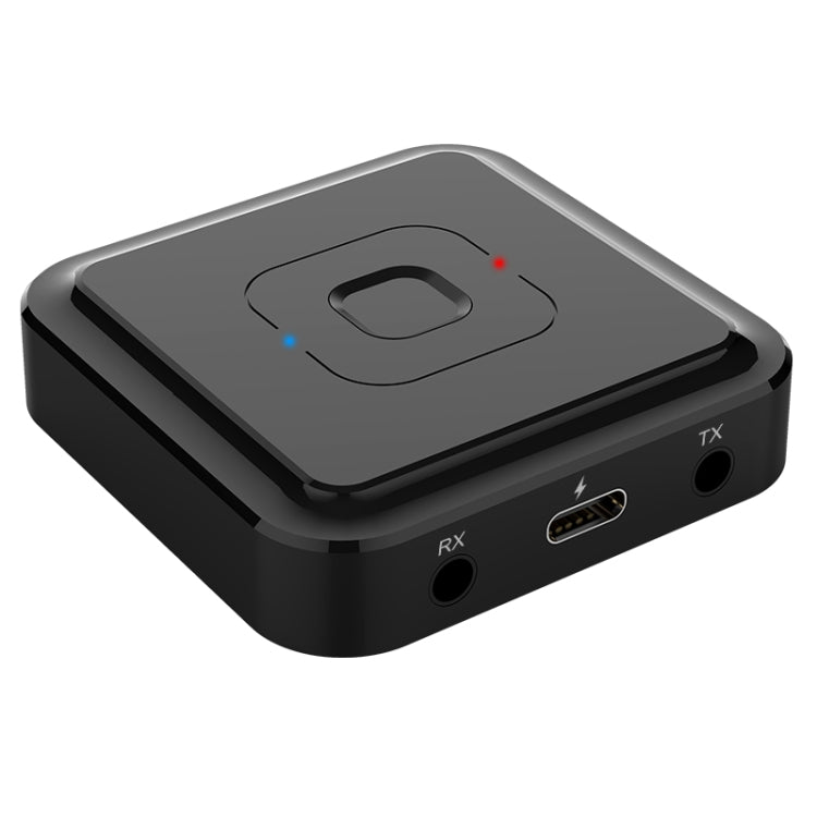 BT-22 Récepteur et émetteur Bluetooth 5.1 2 en 1 prenant en charge les appels vocaux, BT-22