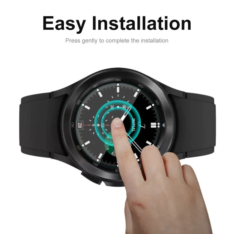 Pour Samsung Galaxy Watch4 Classic 46 mm Film de protection d'écran anti-rayures Enkay Hat-Prince Crystal, 1 pièce, 2 pièces