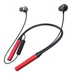 GYM530 Écouteurs de sport magnétiques intra-auriculaires à réduction de bruit avec bandeau de cou, support stéréo mains libres/carte TF