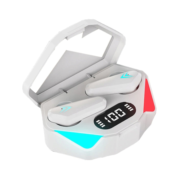 Écouteurs de gaming TWS-Y04 Bluetooth 5.0 TWS Binaural True Stereo à commande tactile avec étui de charge LED