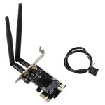 Adaptateur double antenne carte PCIE-1X vers NGFF-Ekey TXB001