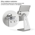 Support de bureau universel rotatif à 360° en alliage d'aluminium AP-7S pour tablette PC 7-13 pouces