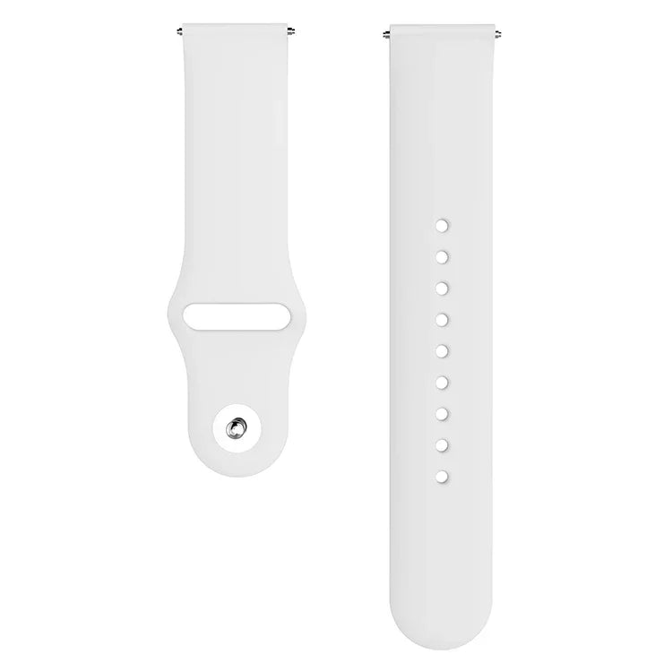 Bracelet en silicone monochrome pour Samsung Galaxy Watch Active 22 mm