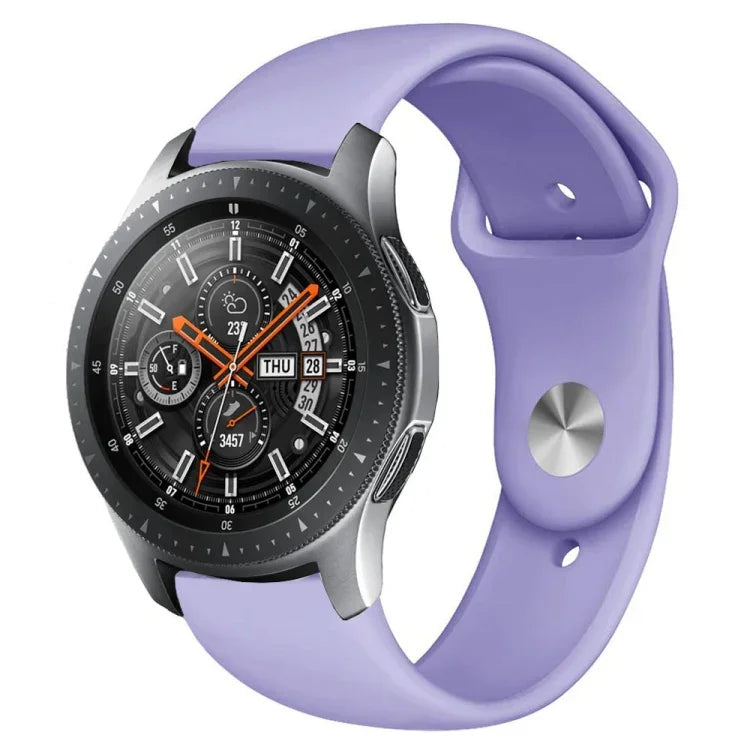 Bracelet en silicone monochrome pour Samsung Galaxy Watch Active 22 mm