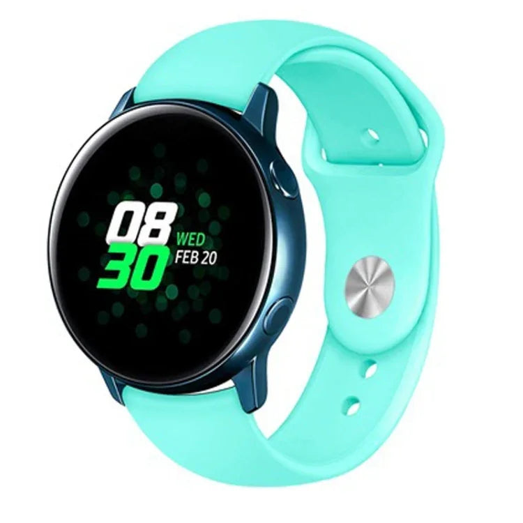 Bracelet en silicone monochrome pour Samsung Galaxy Watch Active 22 mm