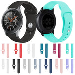 Bracelet en silicone monochrome pour Samsung Galaxy Watch Active 22 mm