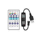 Contrôleur USB 5V WS2812B APP télécommande Bluetooth contrôleur musique pour bande LED SK6812 WS2811 WS2812