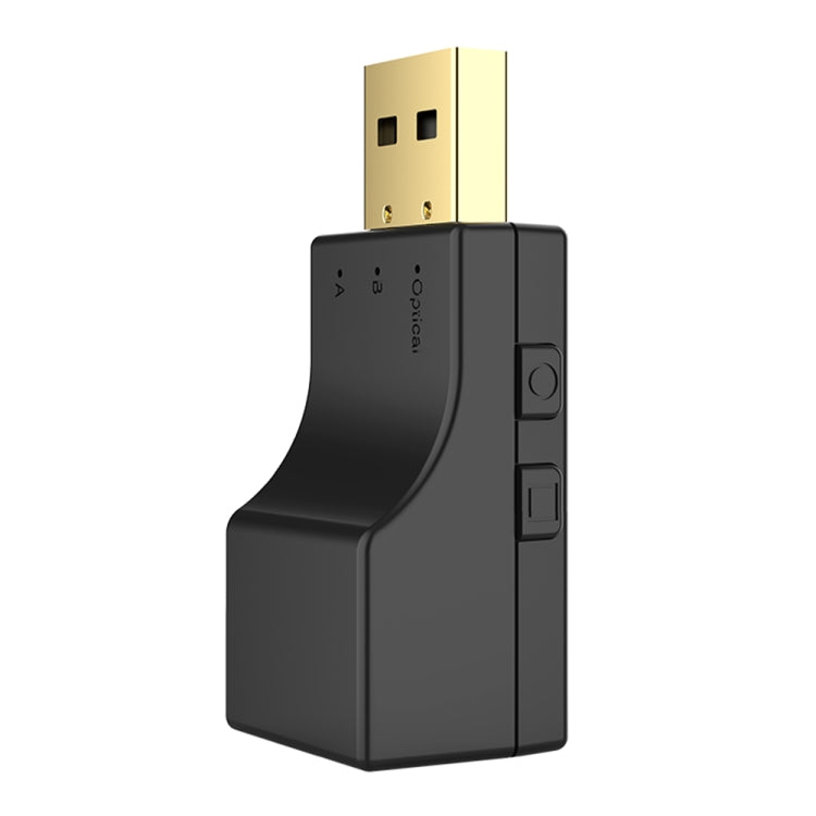 SW03 Émetteur audio Bluetooth 5.0 2-en-1 USB + SPDIF Adaptateur sans fil optique à faible latence pour TV PC