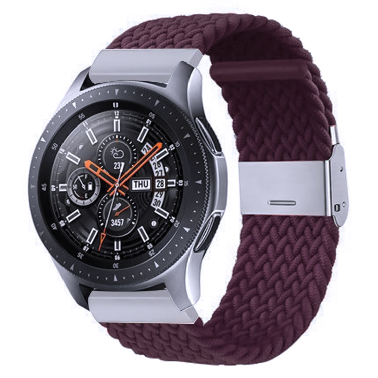 Bracelet tressé en nylon avec boucle en métal pour Galaxy Watch 4 20mm, 20mm