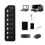 Répartiteur HUB USB 3.0 7 ports avec commutation indépendante, répartiteur