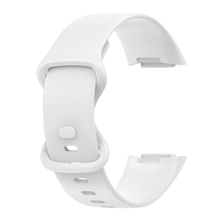 For Fitbit Charge 5 Monochromatic Silica Gel To Replace Watch Strap, Size：Large Size, Size: Small Size