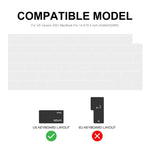 Film protecteur de clavier ENKAY Ultra Fin Souple TPU pour MacBook Air 13.6 2022/2024 A2681 (M2) / A3113 (M3), Version:US Version, US Version, EU Version