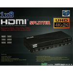 Répartiteur HDMI 1 x 8 4K x 2K 3840*2160/30HZ, 1 x 8 4K x 2K