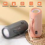 T&G TG227 Enceinte Musique Bluetooth Portable Étanche Extérieure avec LED Support FM / TF / USB