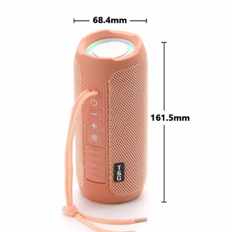 T&G TG227 Enceinte Musique Bluetooth Portable Étanche Extérieure avec LED Support FM / TF / USB