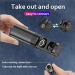 Écouteurs Bluetooth stéréo intra-auriculaires mini double canal TWS T&G TG909 avec affichage LED