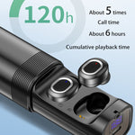 Écouteurs Bluetooth stéréo intra-auriculaires mini double canal TWS T&G TG909 avec affichage LED