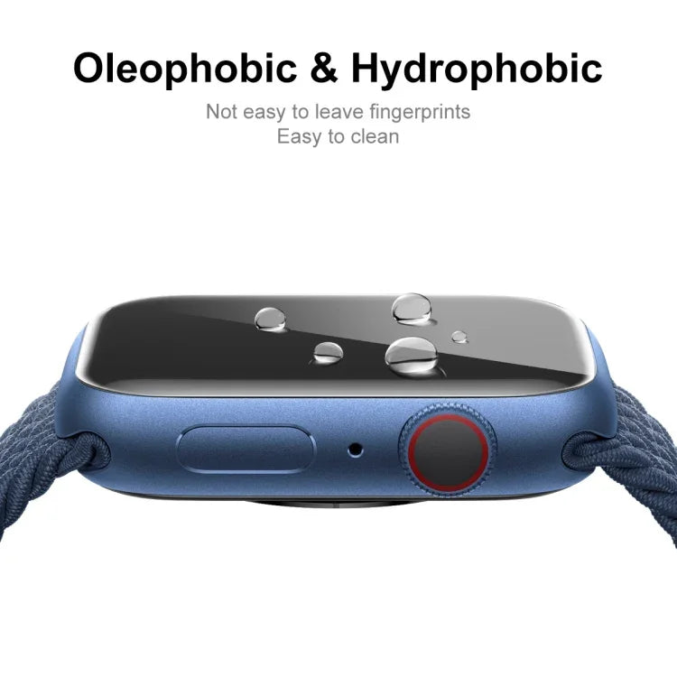 ENKAY Hat-Prince Protective TPU Watch Case + Full Coverage PET Screen Protector Film for Apple Watch Series 7 41mm