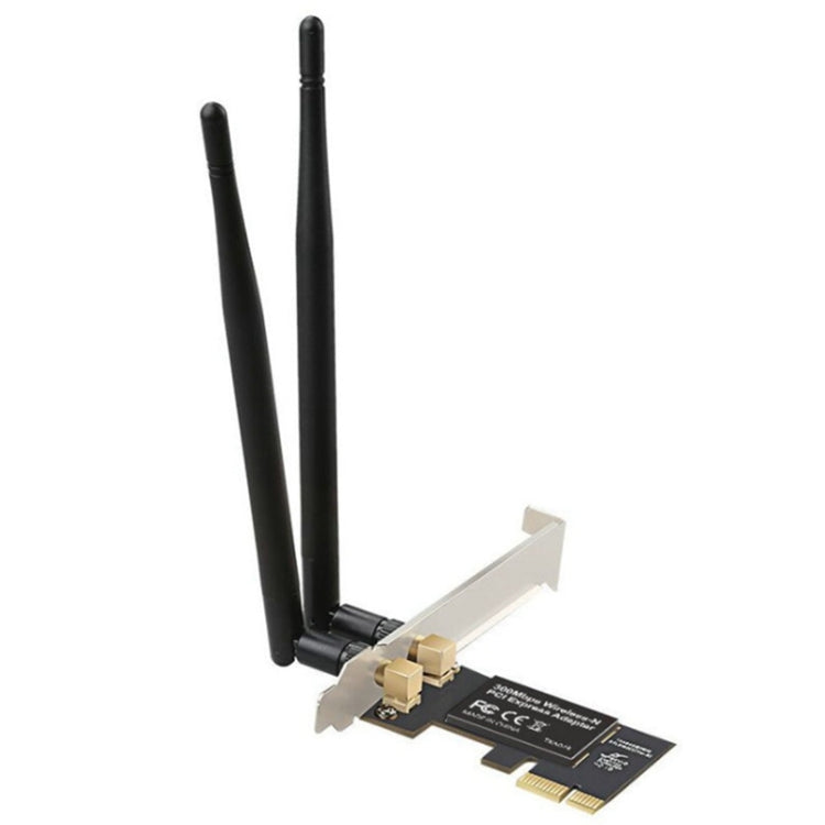 Carte réseau sans fil PCI-E double fréquence 300M