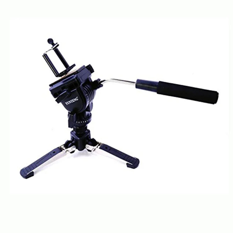 Monopode YUNTENG VCT-288 avec fixation pour trépied et rotule fluide, VCT-288