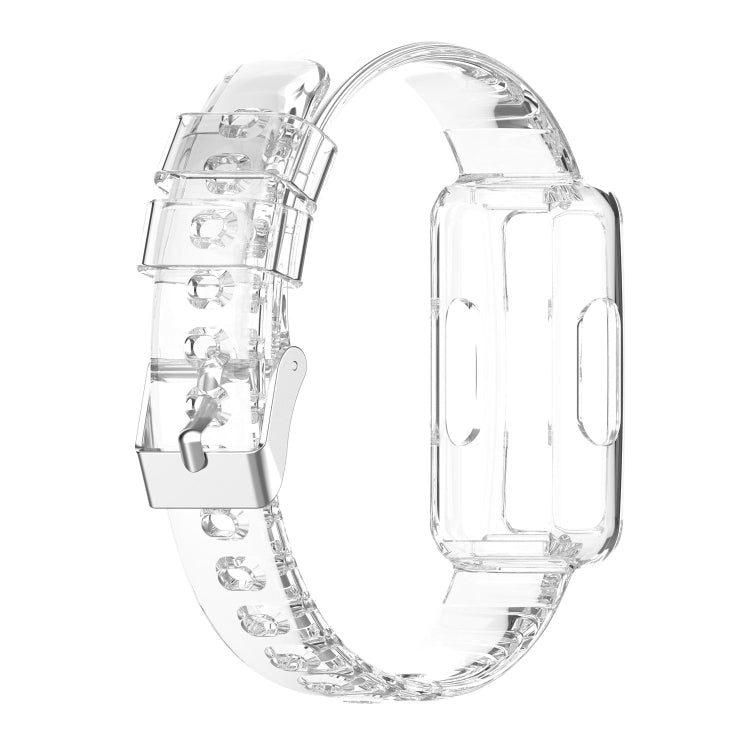 Transparent Silicone Integrated Watch Strap, For Fitbit Luxe, For Fitbit inspire 2, For Fitbit inspire HR, For Fitbit inspire, For Fitbit Ace 3, For Fitbit Ace 2