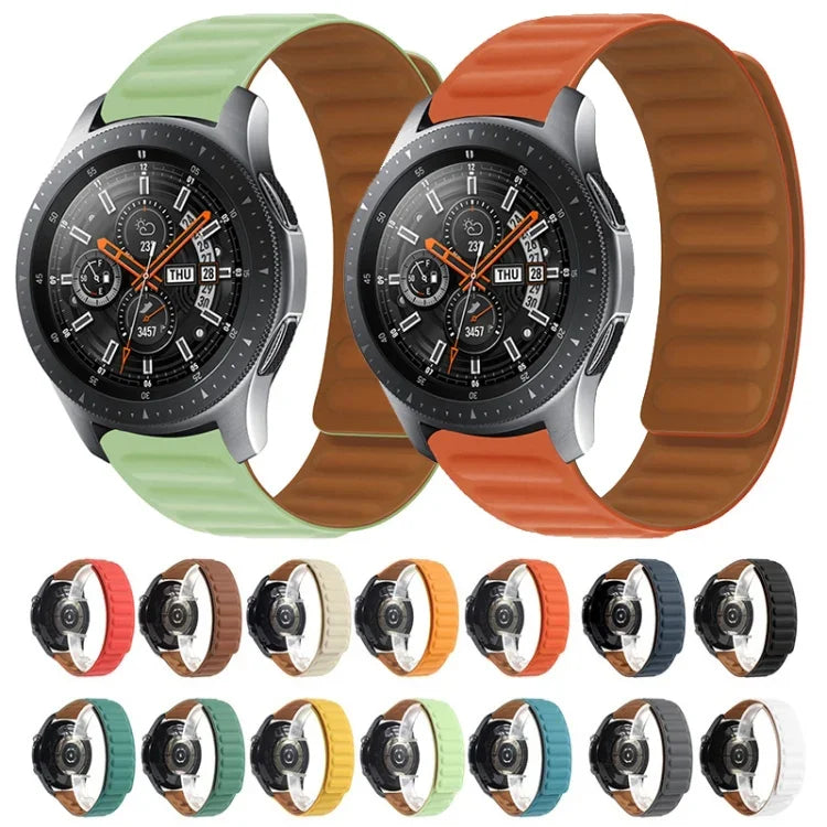 Pour bracelet de montre magnétique en silicone Samsung Galaxy Gear 2 R380, pour Samsung Galaxy Gear 2 R380
