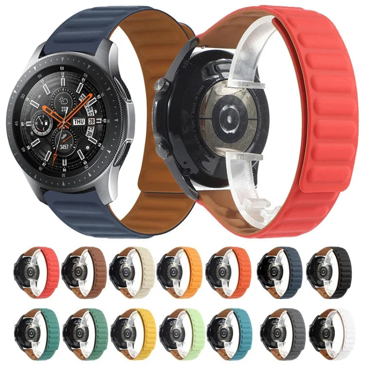 Pour bracelet de montre magnétique en silicone Samsung Galaxy Gear 2 Neo R381, Pour Samsung Galaxy Gear 2 Neo R381