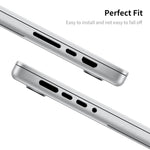 Bouchons anti-poussière en silicone ENKAY Hat-Prince pour MacBook Air 13,6 2022/2024 A2681 (M2) / A3113 (M3)