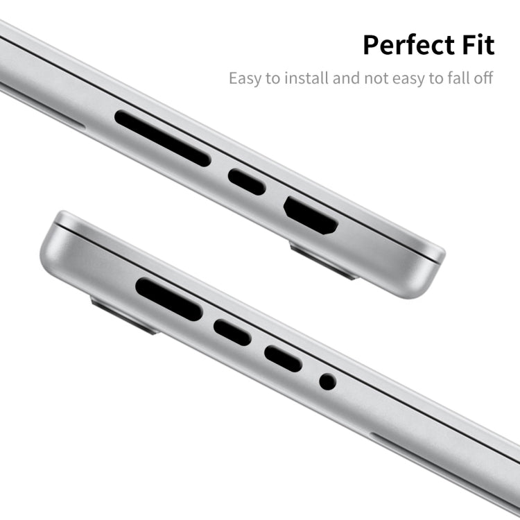 Bouchons anti-poussière en silicone ENKAY Hat-Prince pour MacBook Air 13,6 2022/2024 A2681 (M2) / A3113 (M3)