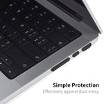 Bouchons anti-poussière en silicone ENKAY Hat-Prince pour MacBook Air 13,6 2022/2024 A2681 (M2) / A3113 (M3)