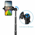 Trépied portable Yunteng YT-9928 3 en 1, monopode perche à selfie, télécommande Bluetooth pour tous les smartphones