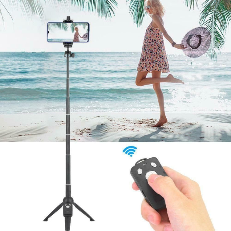 Trépied portable Yunteng YT-9928 3 en 1, monopode perche à selfie, télécommande Bluetooth pour tous les smartphones