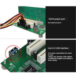 Carte adaptatrice PCIe vers double emplacement PCI Carte d'extension USB 3.0