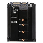 Carte d'extension M.2 vers SATA3.0 Adaptateur 22 broches Carte de conversion d'interface SSD 2,5 pouces