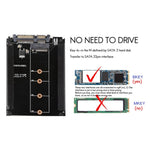 Carte d'extension M.2 vers SATA3.0 Adaptateur 22 broches Carte de conversion d'interface SSD 2,5 pouces
