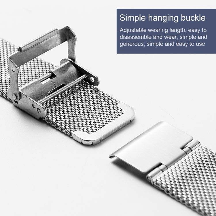 Stainless Steel Milan Double Insurance Buckle Watch Strap, For Huawei  Watch GT 3 46MM, For Huawei Watch GT Runner, For Huawei Watch 3, For Huawei Watch 3 Pro, For Huawei Watch GT 2 Pro, For Huawei Watch GT 2e, For Huawei Watch GT 46mm                 ...