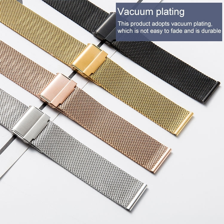 Stainless Steel Milan Double Insurance Buckle Watch Strap, For Huawei  Watch GT 3 46MM, For Huawei Watch GT Runner, For Huawei Watch 3, For Huawei Watch 3 Pro, For Huawei Watch GT 2 Pro, For Huawei Watch GT 2e, For Huawei Watch GT 46mm                 ...