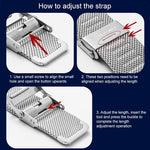 Stainless Steel Milan Double Insurance Buckle Watch Strap, For Huawei  Watch GT 3 46MM, For Huawei Watch GT Runner, For Huawei Watch 3, For Huawei Watch 3 Pro, For Huawei Watch GT 2 Pro, For Huawei Watch GT 2e, For Huawei Watch GT 46mm                 ...