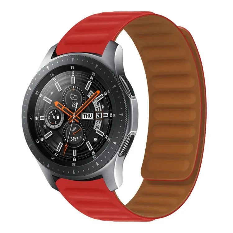 Bracelet de montre magnétique en silicone, pour Samsung Galaxy Watch 3 41MM R850, pour Samsung Galaxy Gear Sport, pour Samsung Galaxy Watch Active